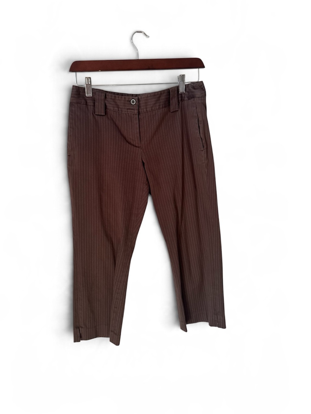 RW&CO. Striped Trousers Brown Size 6 Like New